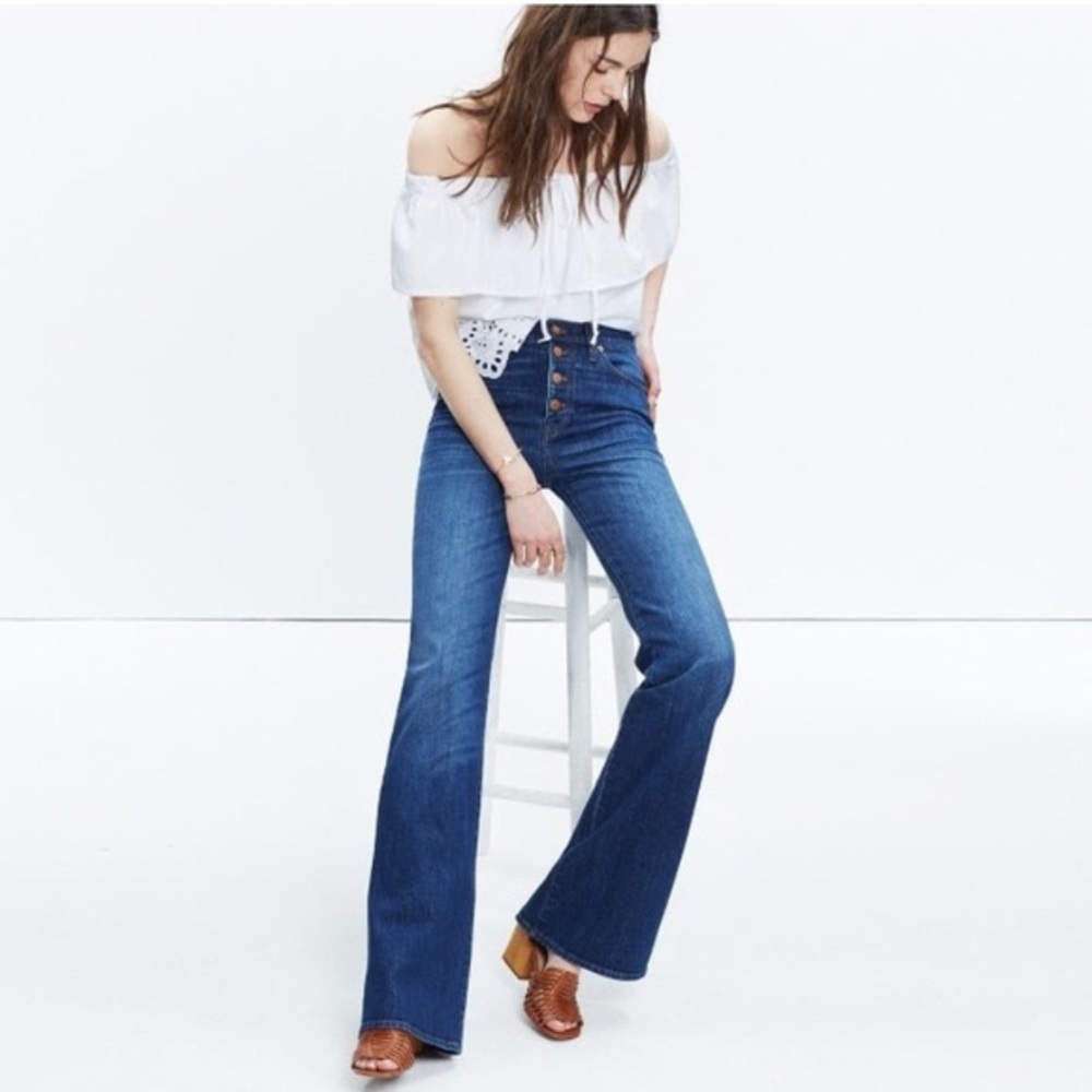 Madewell flea market flares jeans